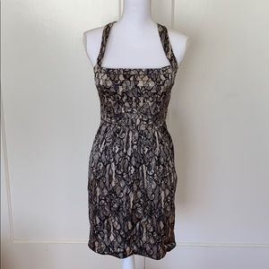 Bebe evening dress poly/spandex